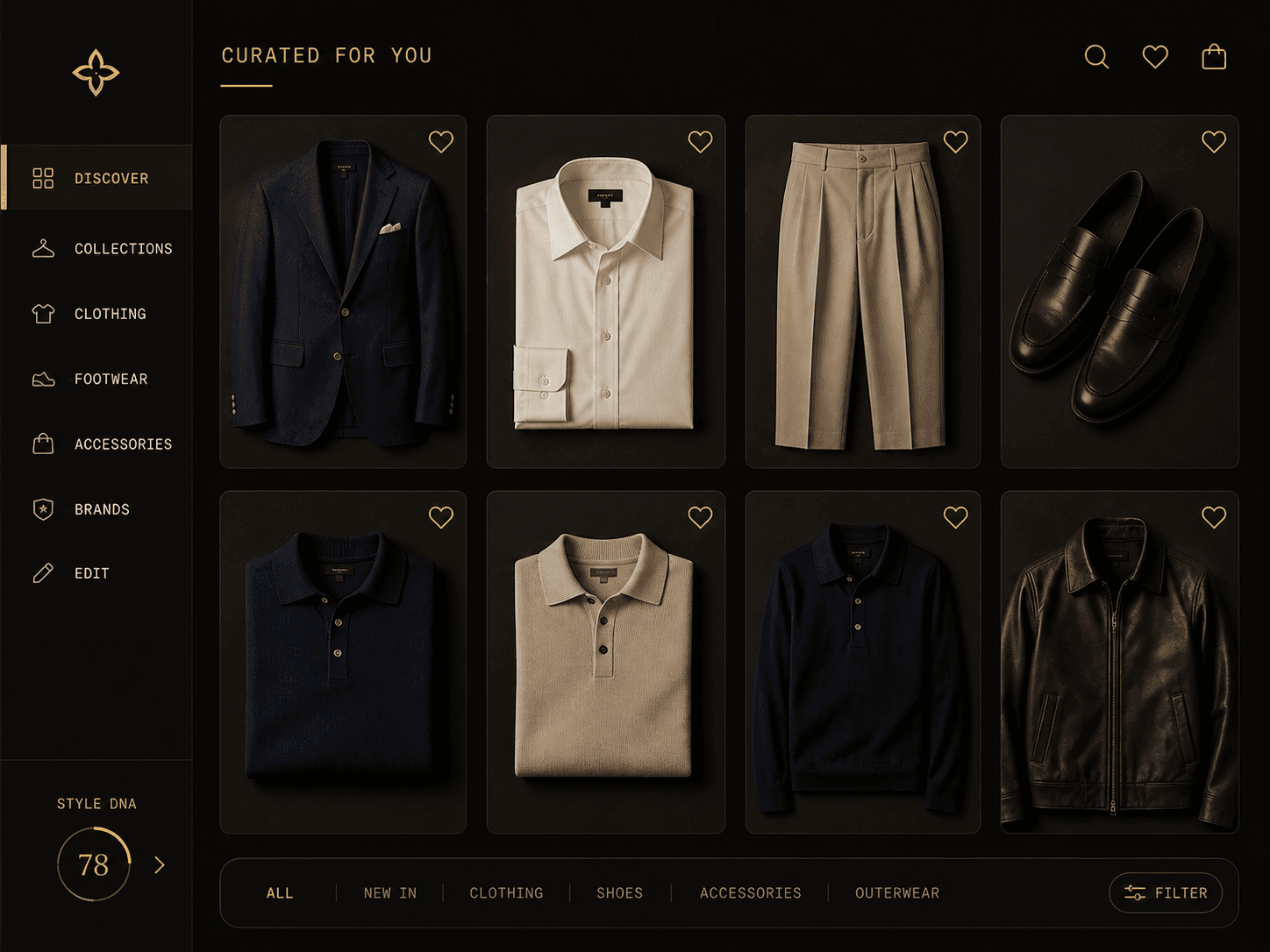 Outfit simulation